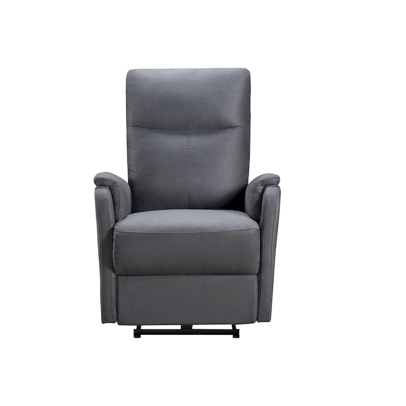 Power Recliner Chair with USB Charging Port for Living Room and Bedroom in Dark Gray