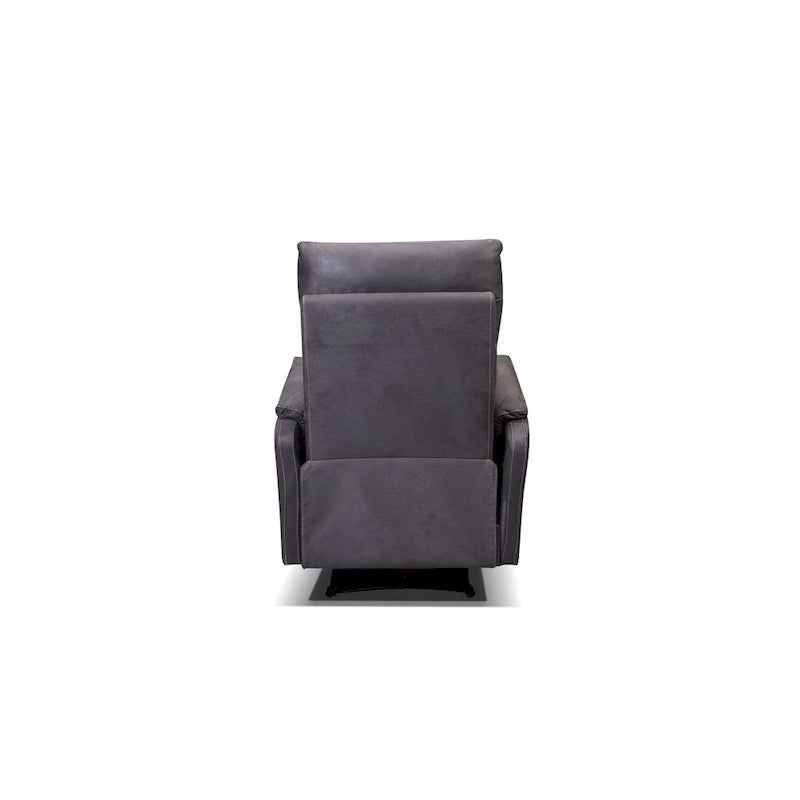 Power Recliner Chair with USB Charging Port for Living Room and Bedroom in Dark Gray