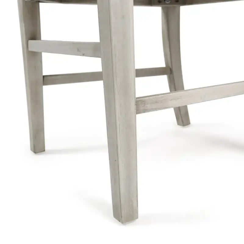 Farmhouse X-Back Solid Acacia Wood Dining Chairs Set of 2 in Multiple Finishes