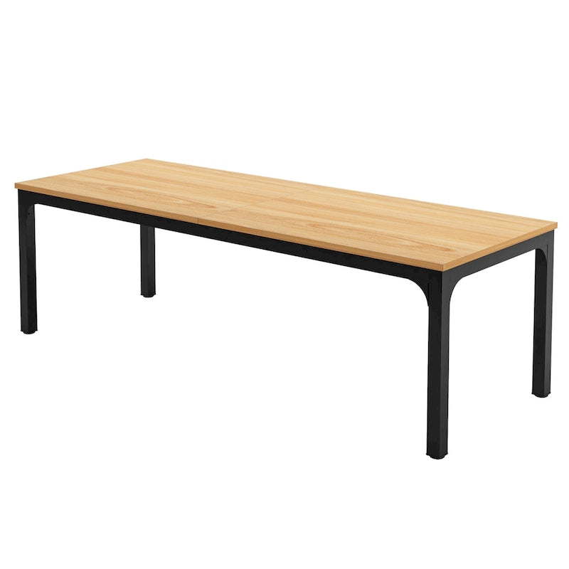 78.8 Inch Extra-Long 2-Person Computer Desk with Sturdy Metal Legs Scratch-Resistant Surface for Home Office