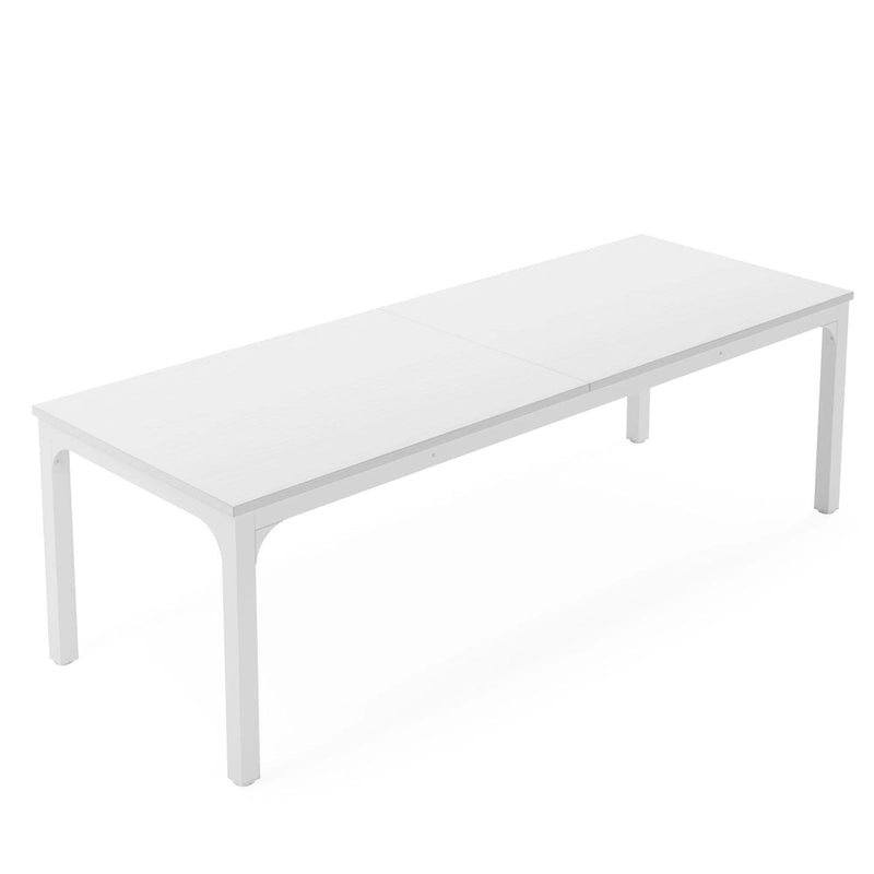 78.8 Inch Extra-Long 2-Person Computer Desk with Sturdy Metal Legs Scratch-Resistant Surface for Home Office