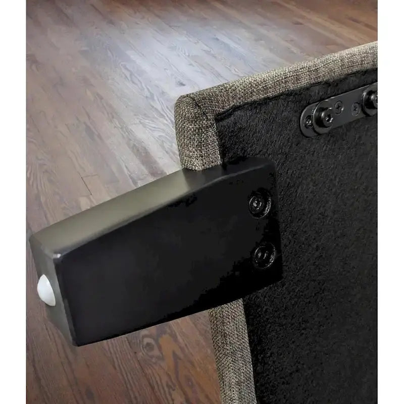 14-Inch Upholstered Platform Bed Frame with Solid Wood Legs and Steel Center Support No Box Spring Needed