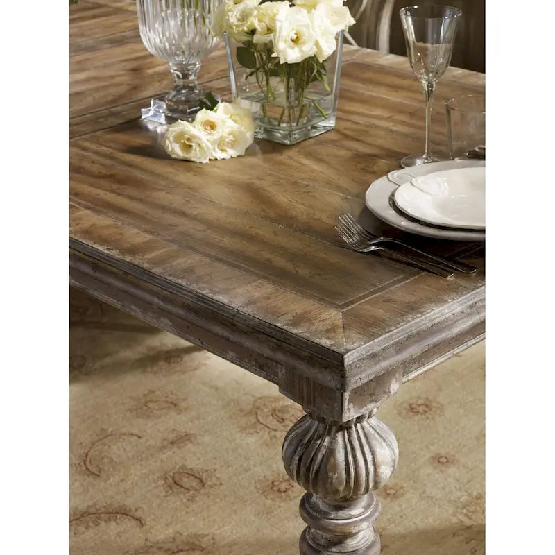 Hooker Furniture Chatelet 72 to 108 Inch Antique Farmhouse Dining